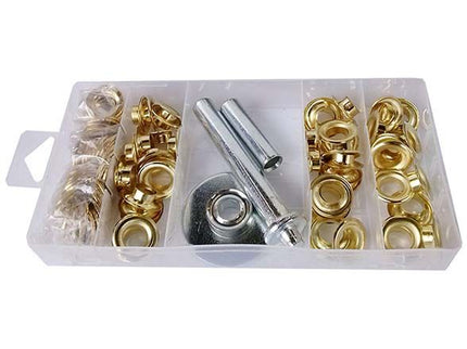 103pcs Grommet Installation Kit Punch and Eyelets (12mm)
