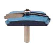 McJING Tools 12° Face and Quarter Round Raised Panel Bit for woodworking and decorative panel shaping.