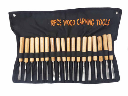 18pc Wood Carving Chisel Set