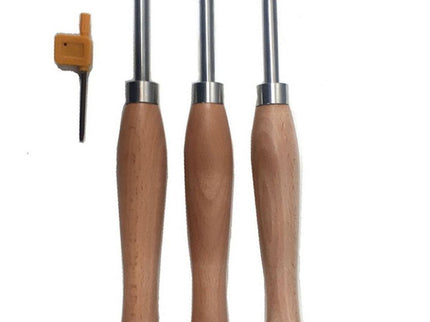 3pc Carbide Replaceable Tip Woodturning Set