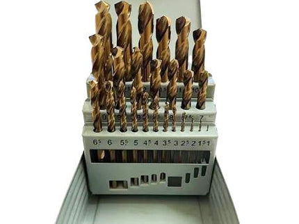 25PC (1-13mm) Cobalt HSS Drill Bit Set
