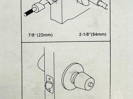 Door Lock Hole Drill Bit Set