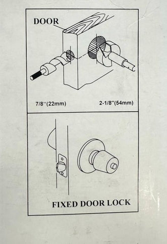 Door Lock Hole Drill Bit Set