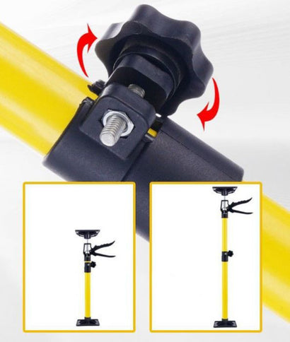 2pc Telescopic Support Rod Steel Quick Support Pole