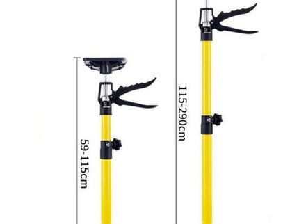 2pc Telescopic Support Rod Steel Quick Support Pole