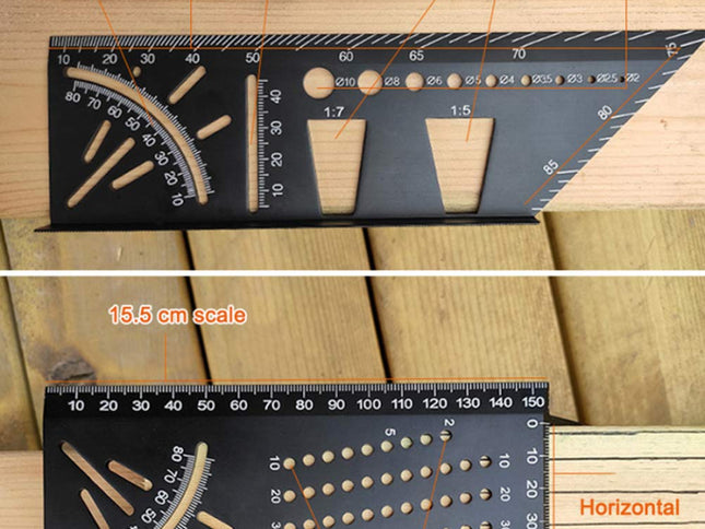 3D Mitre Angle Ruler