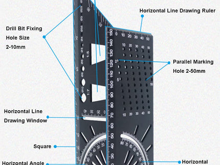 3D Mitre Angle Ruler