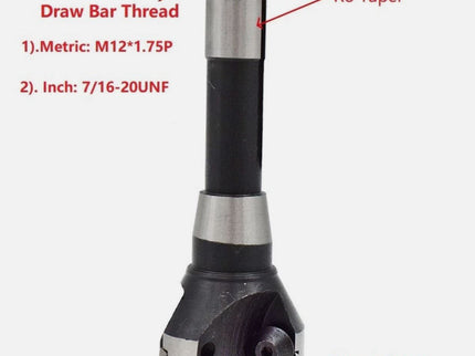 Carbide Indexable Milling Cutter (R8 Shank)