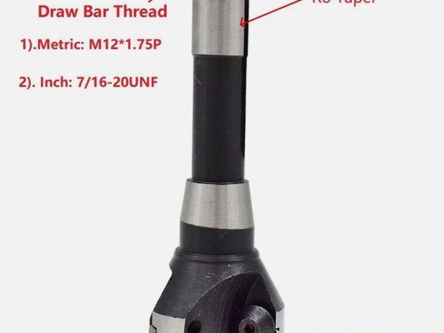 Carbide Indexable Milling Cutter (R8 Shank)