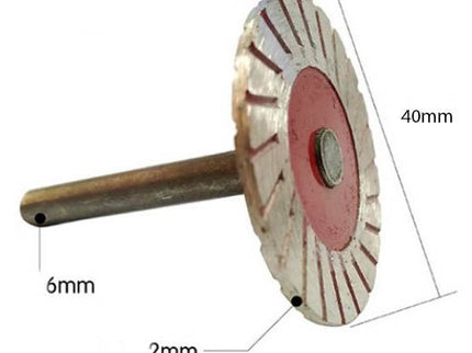 Diamond Saw Blade with 6mm Shank (40mm Diameter)