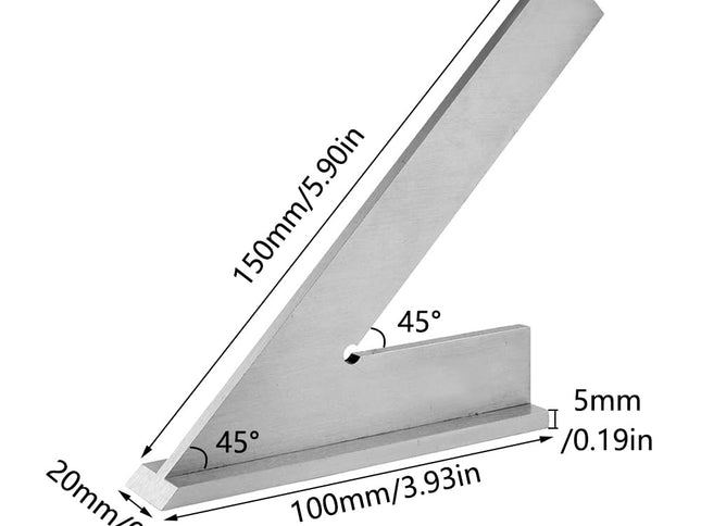 45º Wide Base Angle Square