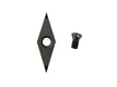 Diamond Shape 10x30mm with M4 screw (Sharp Point)