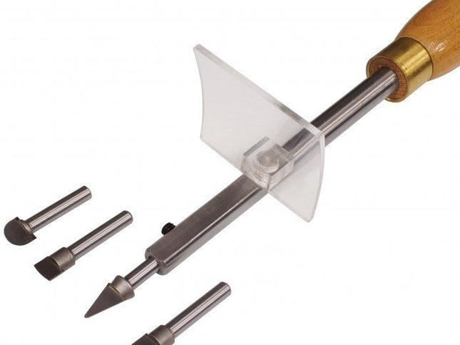 4 Cutter Changeable Carbide Woodturning Set
