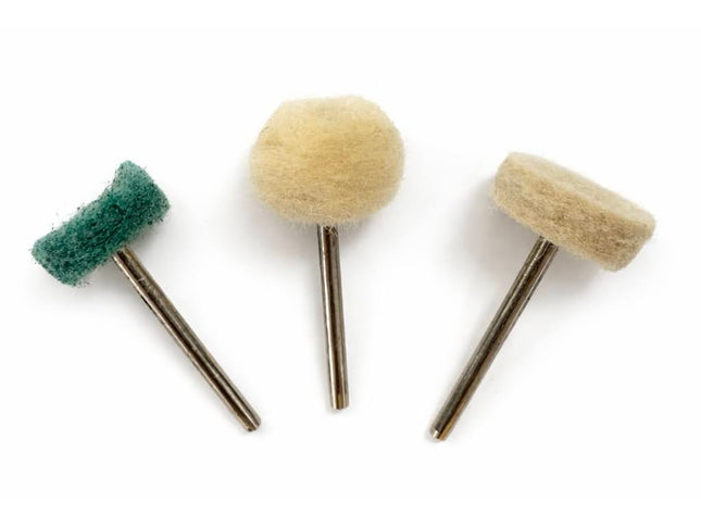 Wool Felt Polishing tool 3 pack