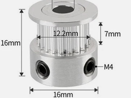 GT2 20 Teeth Timing Belt Pulley (B-Type)