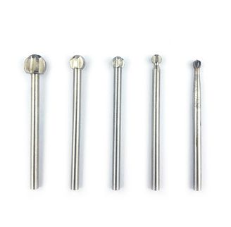 5pc High Speed Steel Wood Carving Bit Set (3mm Shank)