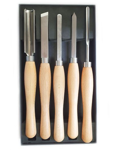 5pc HSS Woodturning Chisel Set
