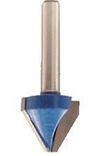 McJING Tools 60° Sign Lettering Bit for engraving and carving, with a sharp cutting edge for detailed sign work.