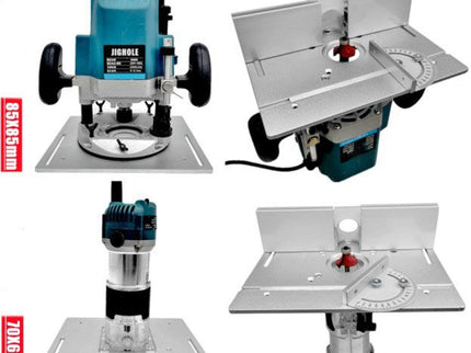 2 in 1 Router Table Plate with Fence (Suits 65mm Lifter)