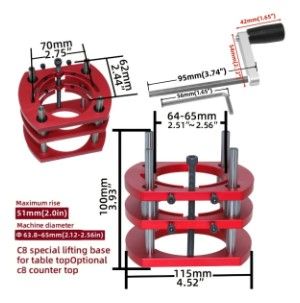 65mm Router Table Lifter (Suits Makita / Rocky 30 Trimmer)