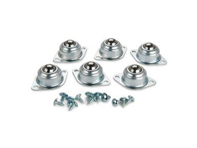 6pc Ball Bearing Work Roller Set