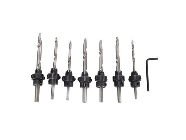7pc Drill & Countersink Set (Imperial)
