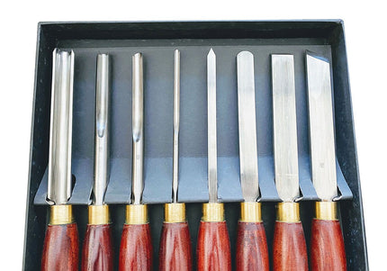 8pc HSS Woodturning Chisel Set