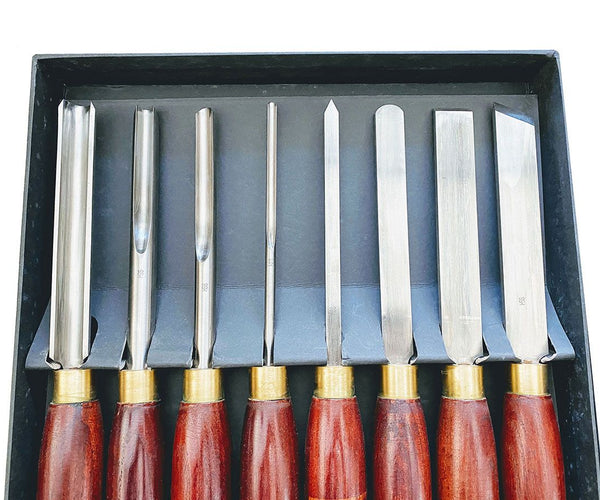 8pc HSS Woodturning Chisel Set