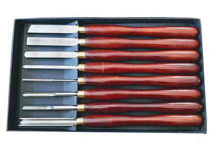 8pc HSS Woodturning Chisel Set