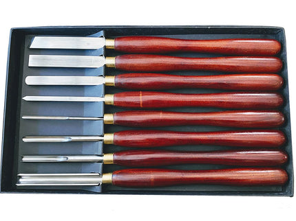 8pc HSS Woodturning Chisel Set