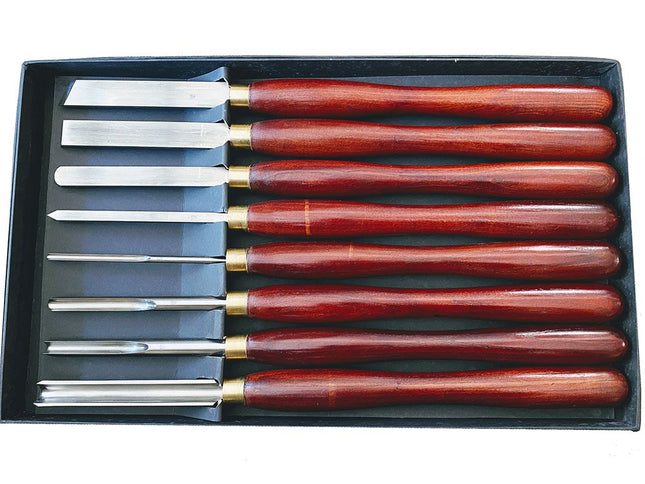 8pc HSS Woodturning Chisel Set