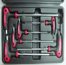 6pc/set T-Handle Hex Key