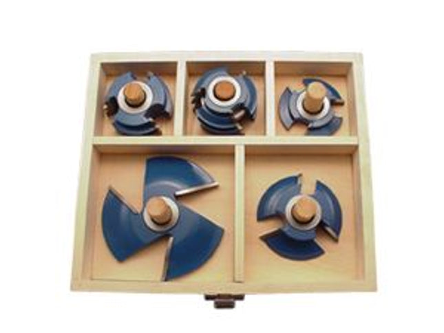 5pc 3/4" Bore Shaper Cutter Set