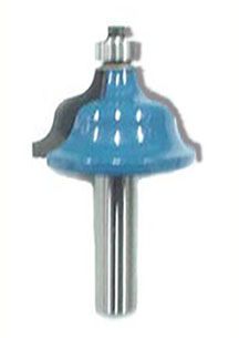 McJING Tools Classic Wave Bit for woodworking, featuring a durable steel construction and wavy cutting edge for decorative edge work.