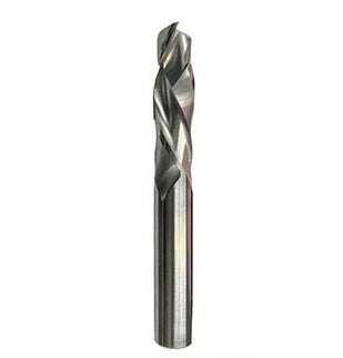 McJING Tools compression up/down spiral bit for woodworking, featuring a durable metal blade and spiral design for precise cuts.