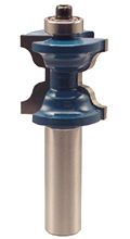 Double sided classic ogee bit by McJING Tools, showing the sharp cutting edges and detailed profile for woodworking router use.
