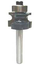 McJING Tools edge beading bit with 1/2-inch shank for router woodworking, showing the cutting edge and shank details