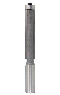 McJING Tools flush trimming bit with 1/2-inch shank for precise edge trimming on woodworking projects.