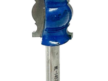 McJING Tools frame moulding bit for woodworking, showing the detailed cutting edge and shank on a white background.