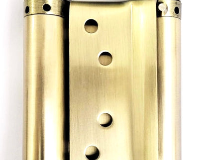 Double action spring hinges
