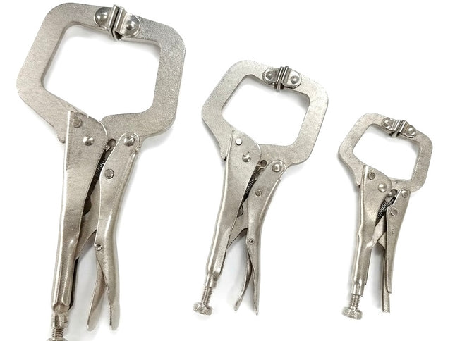 C-Clamp Locking Plier With Swivel Pad