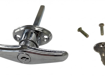 T Handle garage lock