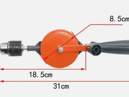 Portable Hand Crank Drill