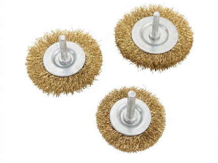 Wire Wheel 6mm Shank 3 pack