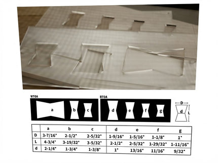 Butterfly Inlay Template