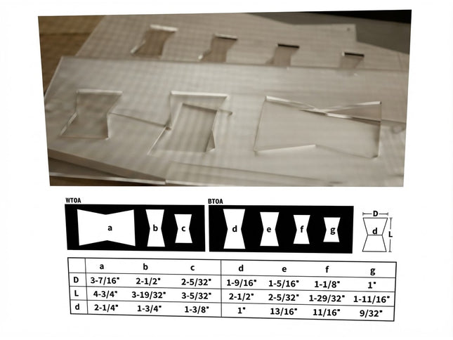Butterfly Inlay Template
