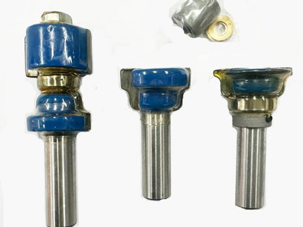 3pc Window Sash Router Bit Set - 1/2" Shank