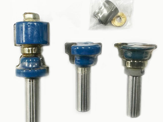 3pc Window Sash Router Bit Set - 1/2" Shank