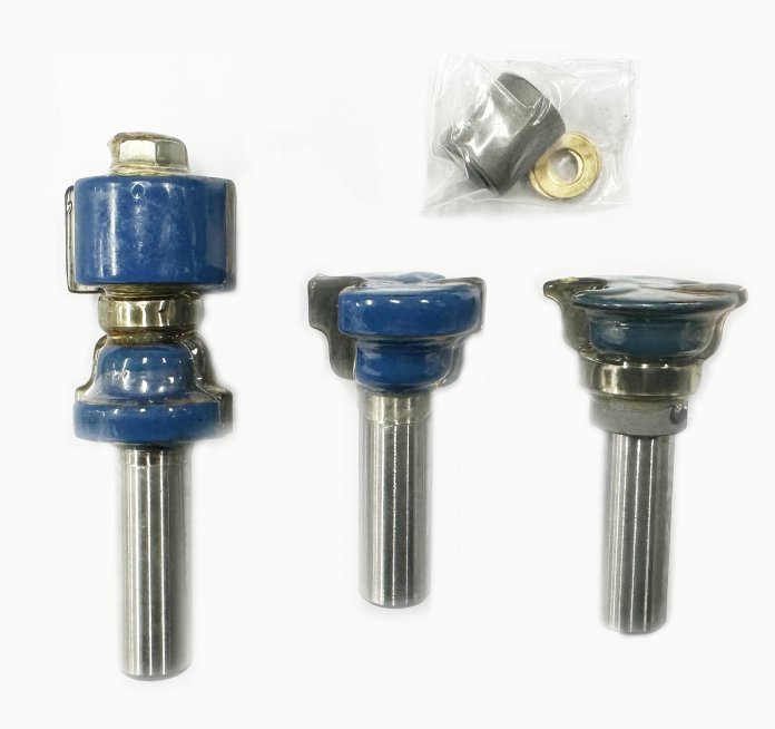 Sash Bead Router Bit 2pc V-Notch Tongue & Groove Bit for Paneling | McJING Tools