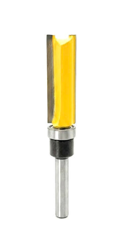 Top Mounted Bearing Flush Trim Bit 1/4" Shank
